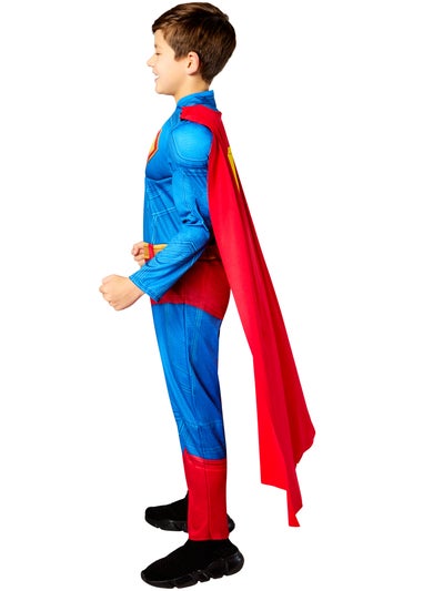 Superman Movie Superman Deluxe Kids Costume (5-10 Years)