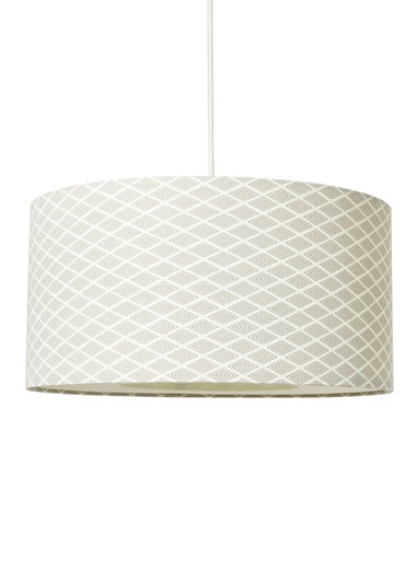 INLIGHT HARLE Easyfit Linen Shade with Diffuser Grey (20cm x 40cm)