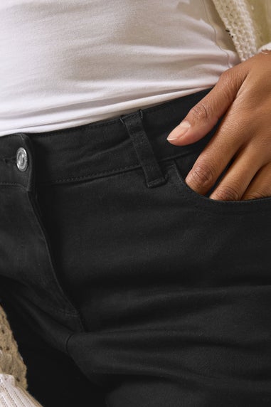M&Co Black Straight Leg Jeans