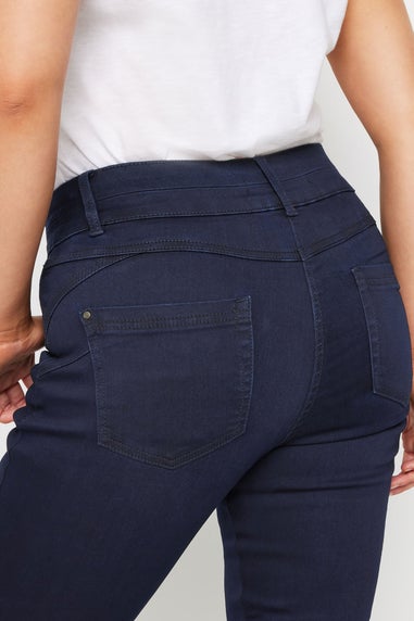 M&Co Indigo Blue Lift & Shape Straight Leg Jeans