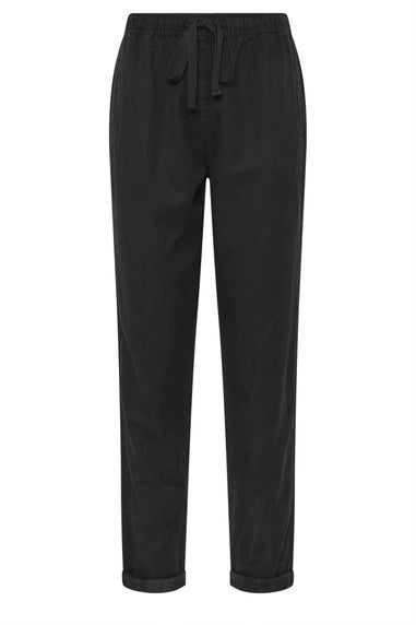 Long Tall Sally Black Lyocell Blend Joggers