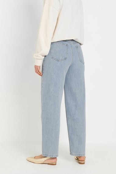 Long Tall Sally Light Blue Wash Barrel Leg Jeans