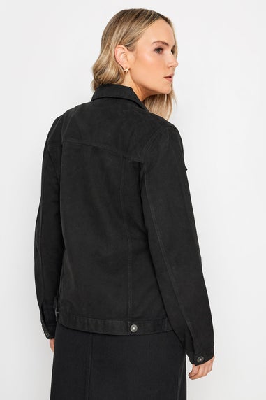 Long Tall Sally Black Denim Button Through Jacket