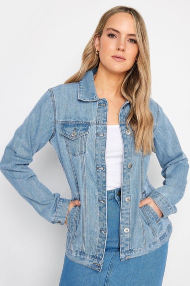 Long Tall Sally Blue Mid Wash Denim Jacket