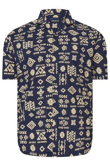 BadRhino Navy Blue Tribal Revere Shirt