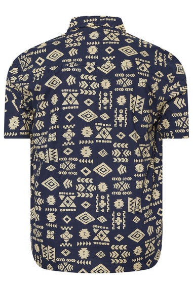 BadRhino Navy Blue Tribal Revere Shirt