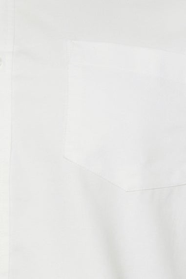BadRhino Premium White Long Sleeve Oxford Cotton Shirt