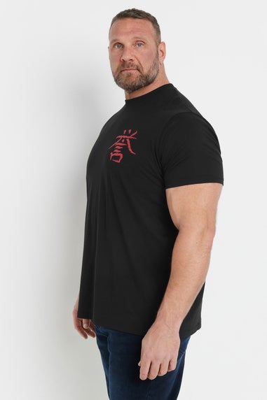 BadRhino Black 'Tokyo' Print T-Shirt