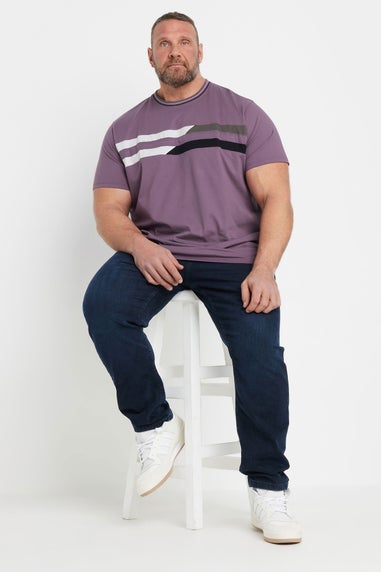 BadRhino Purple Cut & Sew T-Shirt