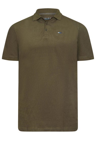 BadRhino Big & Tall Black/Navy Blue/Khaki Green 3 Pack Core Polo Shirts