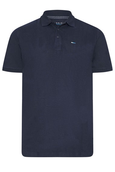 BadRhino Big & Tall Black/Navy Blue/Khaki Green 3 Pack Core Polo Shirts