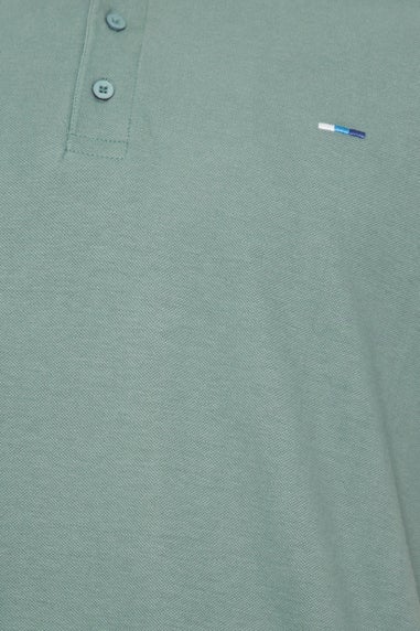 BadRhino Big & Tall Green Tipped Core Polo Shirt