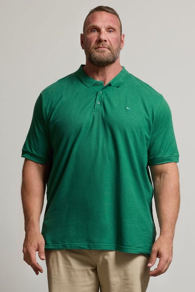 BadRhino Big & Tall Dark Green Core Polo Shirt