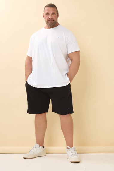 Badrhino Black Essential Jogger Shorts