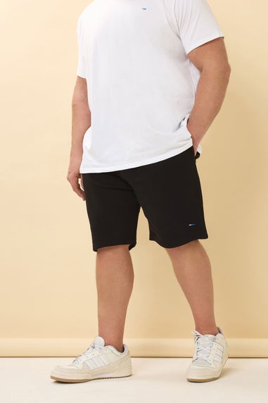 Badrhino Black Essential Jogger Shorts