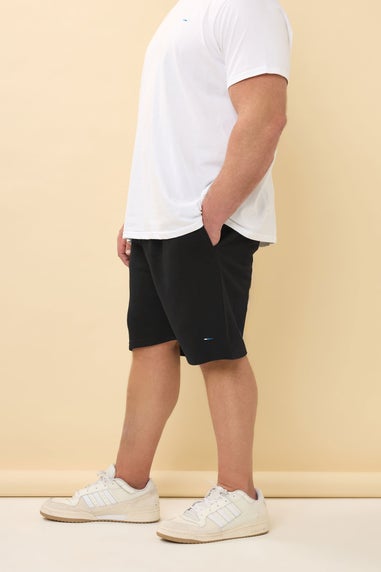 Badrhino Black Essential Jogger Shorts