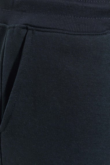Badrhino Navy Blue Essential Jogger Shorts