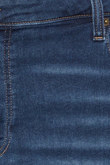 BadRhino Indigo Blue Knitted Denim Shorts