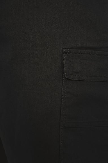 BadRhino Black Stretch Cargo Shorts