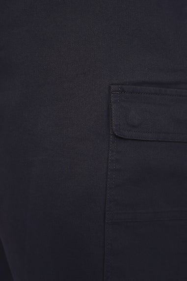 BadRhino Navy Blue Stretch Cargo Shorts