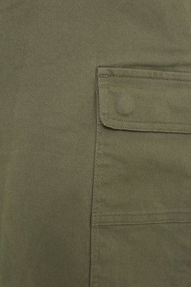 BadRhino Khaki Green Stretch Cargo Shorts
