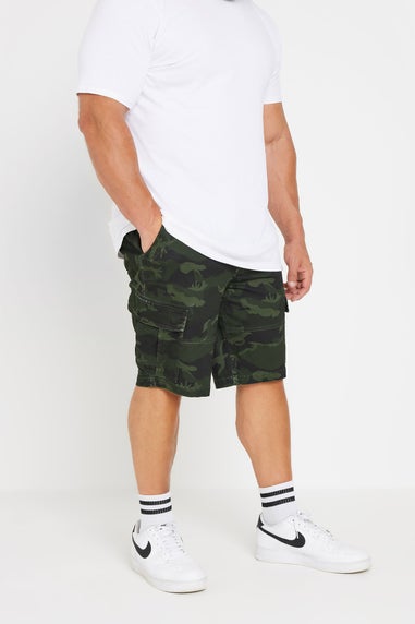 BadRhino Green Camo Cargo Shorts