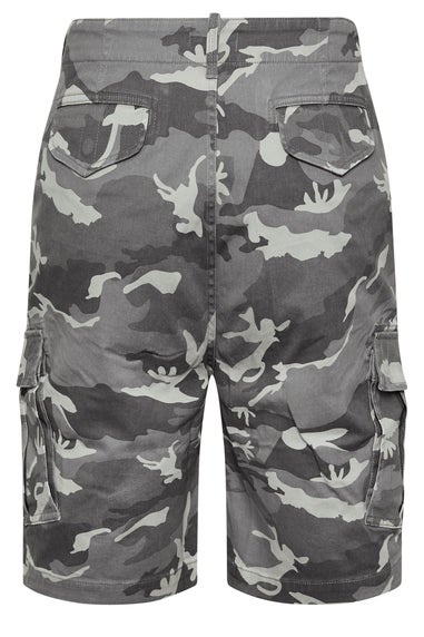 BadRhino Grey Camo Cargo Shorts