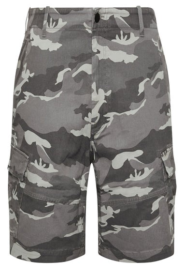 BadRhino Grey Camo Cargo Shorts
