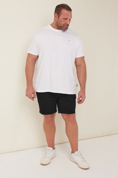 BadRhino Black Stretch Chino Shorts