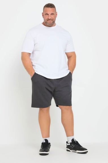 BadRhino Big & Tall Grey Diamond Quilted Shorts