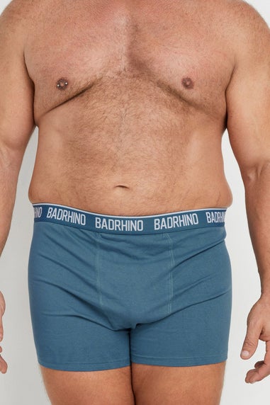 BadRhino 5 Pack Blue & Grey Boxers