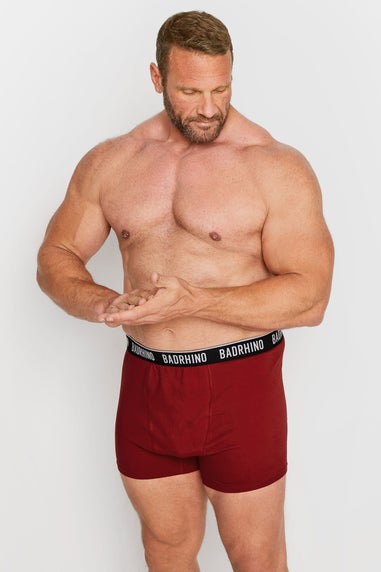 BadRhino Big & Tall 3 Pack Black/Red/Blue Boxers