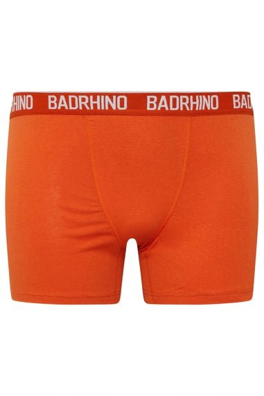 BadRhino 7 Pack Orange & Black Boxers