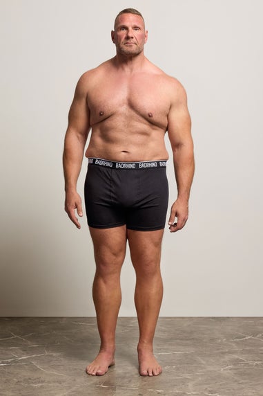 BadRhino Big & Tall 5 PACK Black Boxers