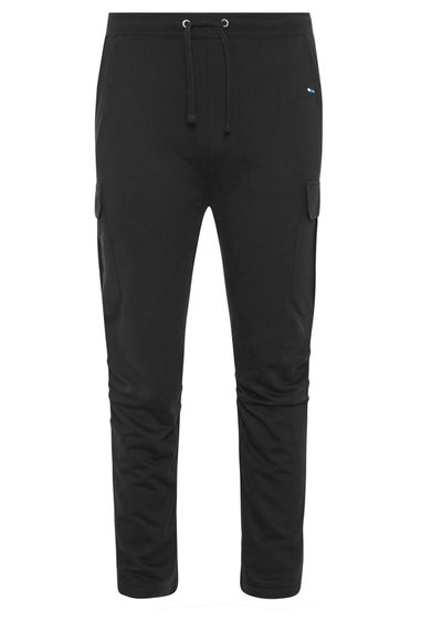 Badrhino Black Cargo Joggers