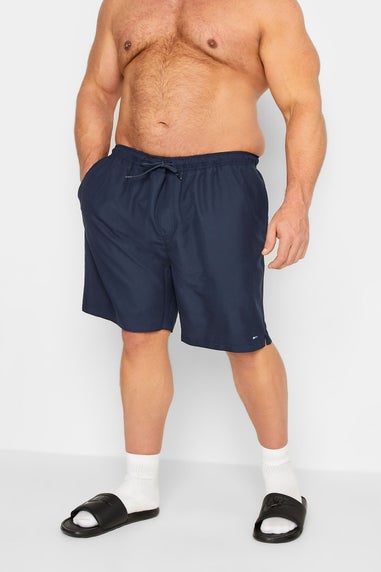 Badrhino Navy Blue Swim Shorts