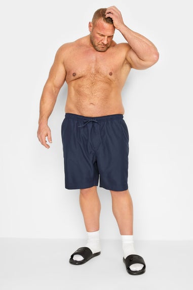 Badrhino Navy Blue Swim Shorts