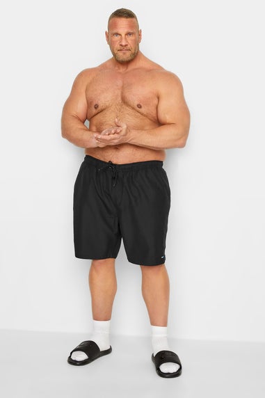 BadRhino Big & Tall Black Swim Shorts