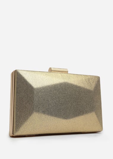 Where's That From Gold Carvela Embellished Evening Clutch