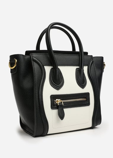 Where's That From Black Dulce Front Zip Tote Bag