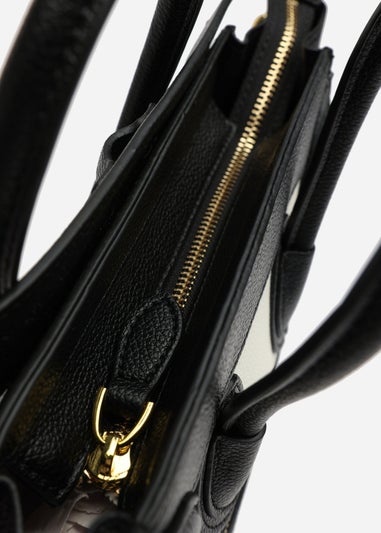 Where's That From Black Dulce Front Zip Tote Bag