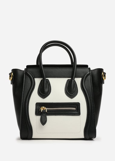 Where's That From Black Dulce Front Zip Tote Bag