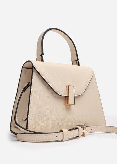 Where's That From Cream Mareas Top Handle Shoulder Bag