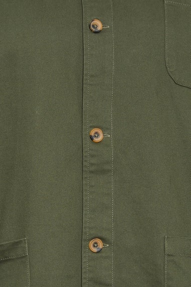 BadRhino Big & Tall Khaki Green Overshirt