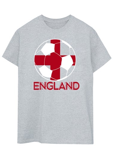 Brands In England Football Grey Graphic T-Shirt