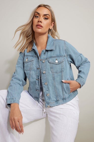 YOURS Curve Light Blue Denim Jacket
