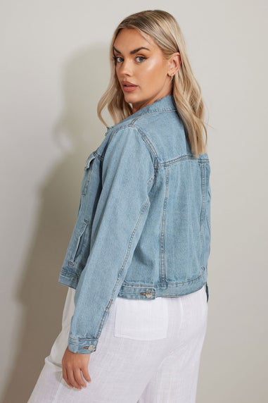 YOURS Curve Light Blue Denim Jacket