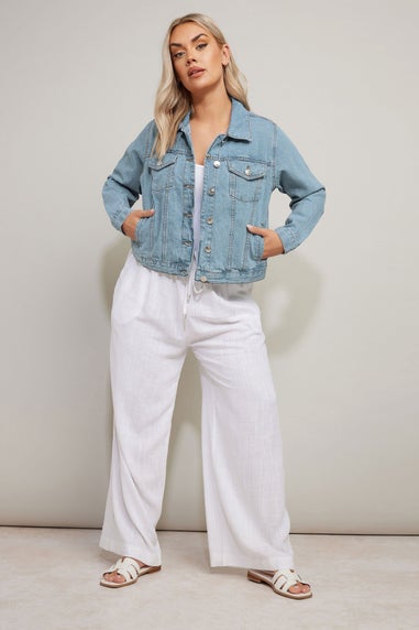 YOURS Curve Light Blue Denim Jacket