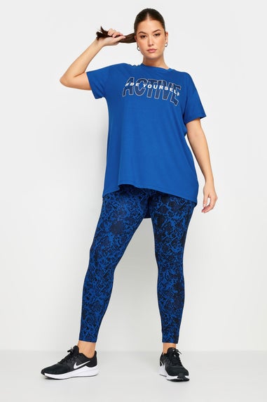 Yours Active Curve Blue Be Yourself Top