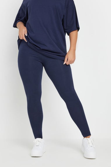Yours Curve Navy Blue Leggings